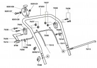 Bosch F 016 305 503 Classic Petrol 35S Lawnmower 230 V / Eu Spare Parts